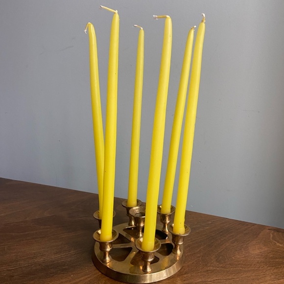 Vintage Brass Candle Holder - Picture 5 of 9